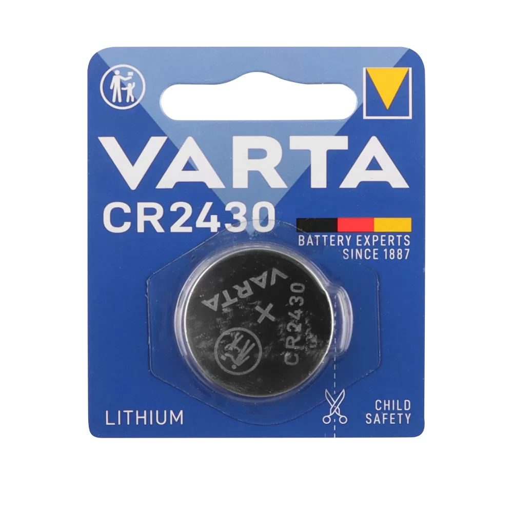 VARTA ΜΠΑΤΑΡΙΕΣ ΝΟΜΙΣΜΑΤΟΣ ΛΙΘΙΟΥ CR2430 3V Li-ion 1/BLISTER