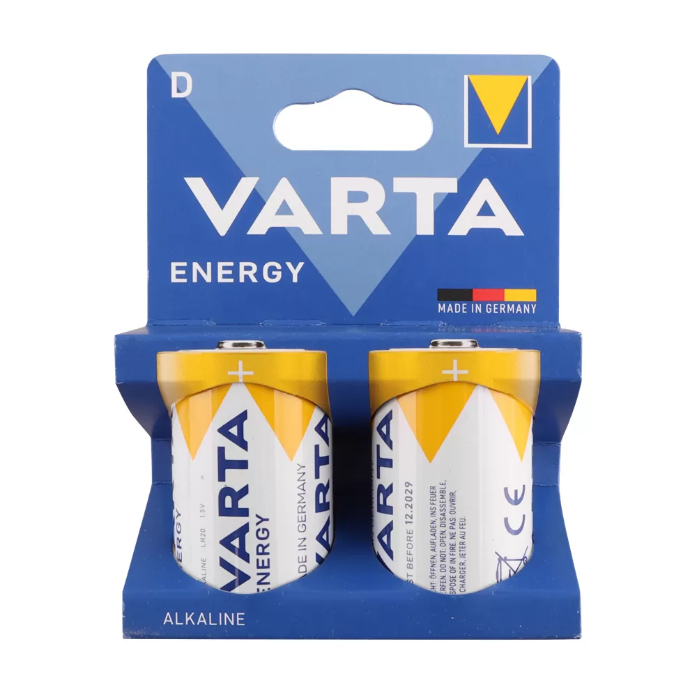 VARTA ΜΠΑΤΑΡΙΕΣ ΑΛΚΑΛΙΚΕΣ D LR20 1.5V ENERGY VALUE PACK 2/BLISTER