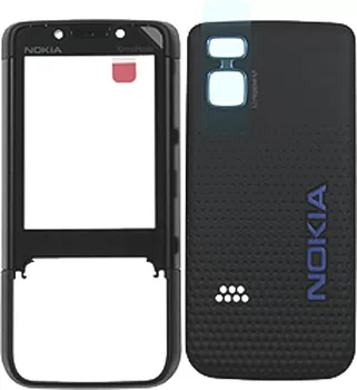 NOKIA 5610 BLUE BACK-FRONT COVER ORIGINAL SERVICE PACK