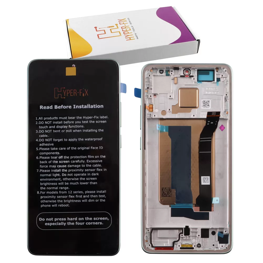 XIAOMI POCO X7 PRO 5G ΟΘΟΝΗ AMOLED + TOUCH SCREEN + LENS + FRAME HF-56000200O1000 GREEN HYPER-FIX SERVICE PACK