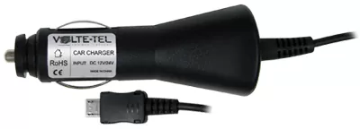 VOLTE-TEL MICRO USB ΦΟΡΤΙΣΤΗΣ ΑΥΤΟΚΙΝΗΤΟΥ VC05 BLACK