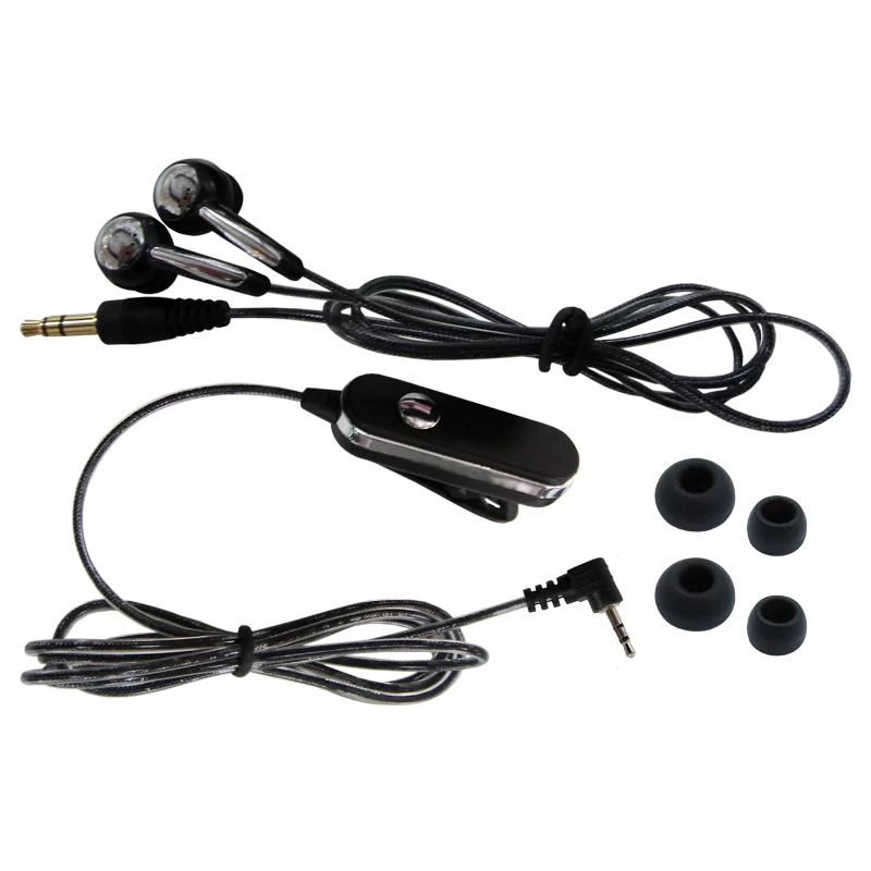 HANDS FREE LG 7100/5400 ROPE VOLTE-TEL VT607+VT014 STEREO ON/OFF 2pcs BLACK