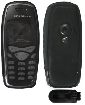 ΘΗΚΗ SONY ERICSSON T200 ZIPPER ΔΕΡΜΑΤΙΝΗ BLACK