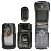 VOLTE-TEL ΘΗΚΗ MOTOROLA V8 ZIPPER ΔΕΡΜΑΤΙΝΗ ΠΕΡΙΣΤΡΕΦΟΜΕΝΟ CLIP