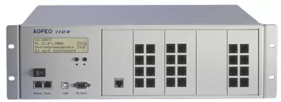 ΤΗΛΕΦΩΝΙΚΟ ΚΕΝΤΡΟ AGFEO AS200IT 5 ΘΥΡΕΣ 19"RACKMOUN VoIP