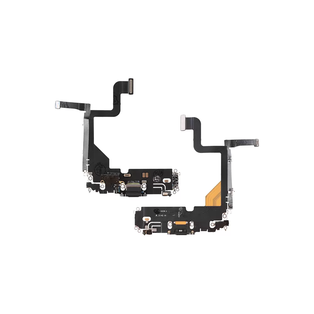 IPHONE 13 PRO (LIGHTNING) ΚΑΛΩΔΙΟ FLEX ΚΟΝΕΚΤΟΡΑ ΦΟΡΤΙΣΗΣ + AUDIO PORT + ΜΙΚΡΟΦΩΝΟ BLACK 3P OR