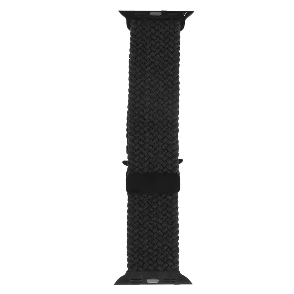 VOLTE-TEL VT144 ΛΟΥΡΑΚΙ ΡΟΛΟΓΙΟΥ ΣΥΜΒΑΤΟ ΜΕ APPLE WATCH 42/44/45/46/49mm BRAIDED PARACHUTE BUCKLE BLACK - Image 3