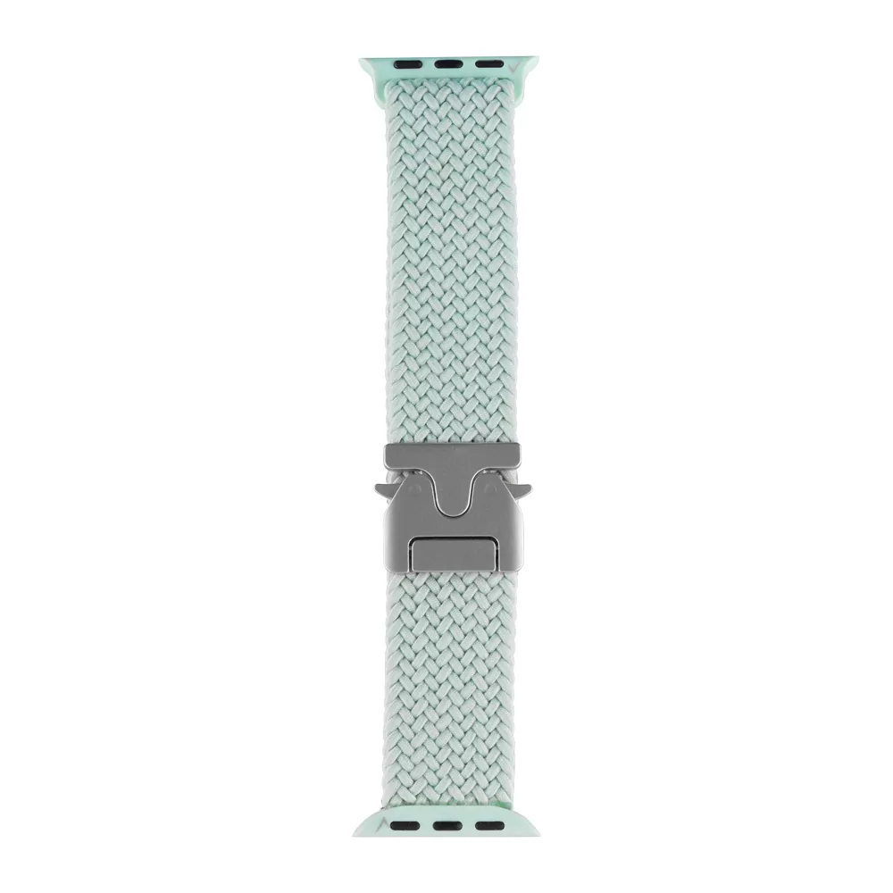 VOLTE-TEL VT144 ΛΟΥΡΑΚΙ ΡΟΛΟΓΙΟΥ ΣΥΜΒΑΤΟ ΜΕ APPLE WATCH 42/44/45/46/49mm BRAIDED PARACHUTE BUCKLE MINT GREEN - Image 3