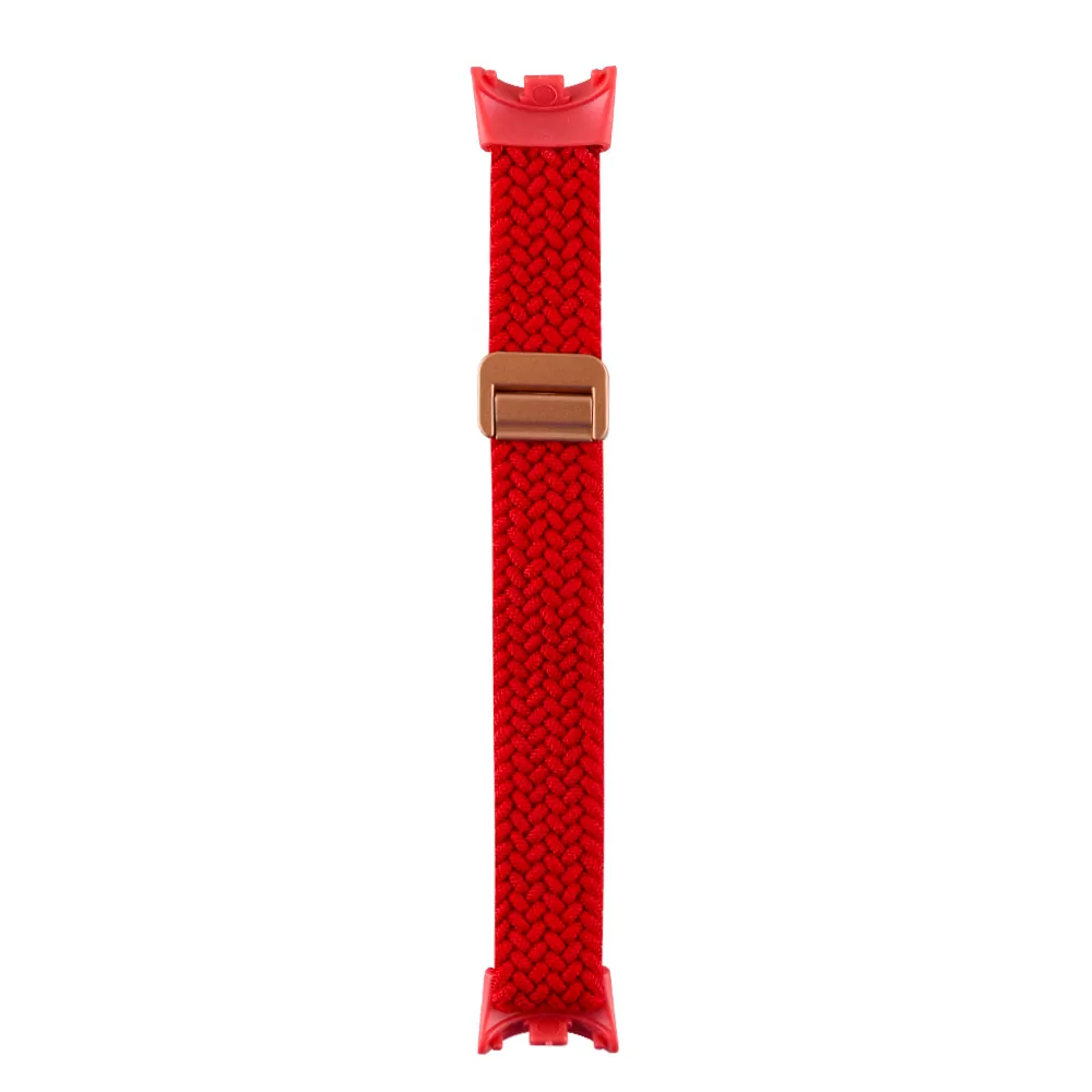 VOLTE-TEL VT148 ΛΟΥΡΑΚΙ ΡΟΛΟΓΙΟΥ XIAOMI SMART BAND 8/ 9/ 10 BRAIDED MAGNETIC BUCKLE RED - Image 3