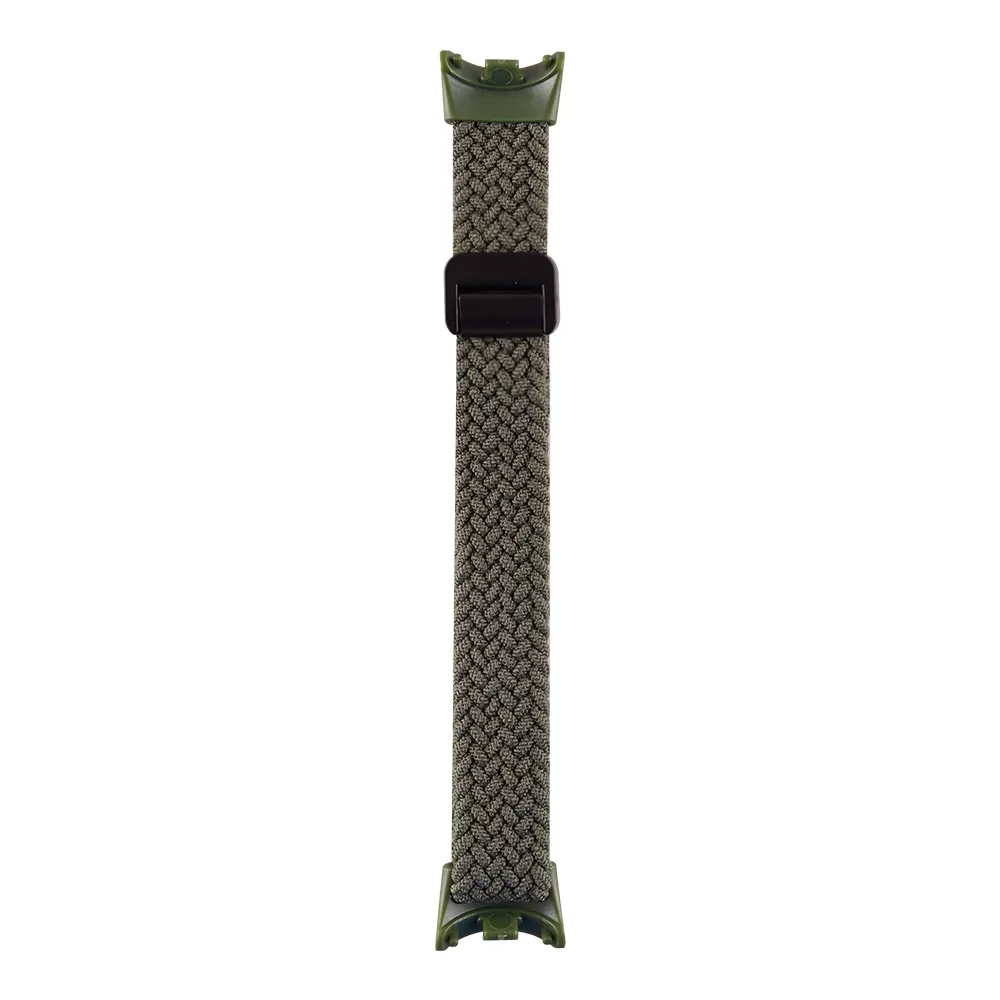 VOLTE-TEL VT148 ΛΟΥΡΑΚΙ ΡΟΛΟΓΙΟΥ XIAOMI SMART BAND 8/ 9/ 10 BRAIDED MAGNETIC BUCKLE GREEN - Image 3