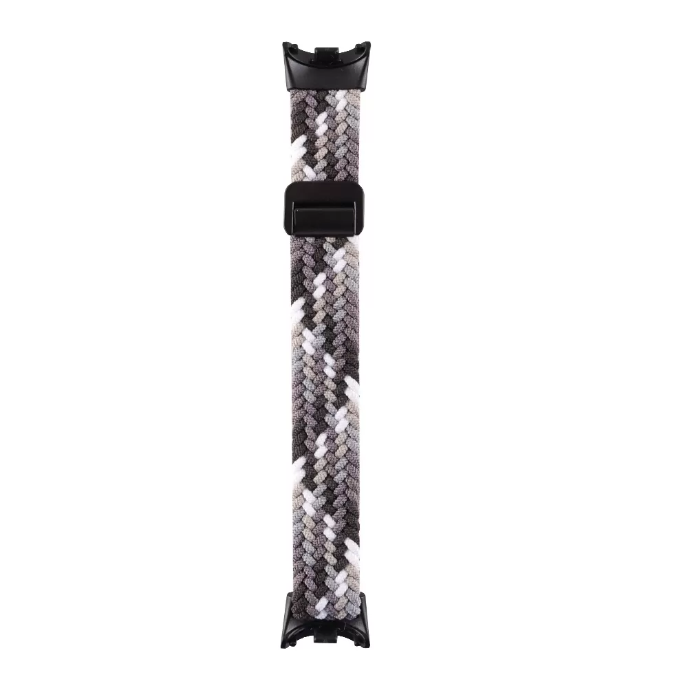 VOLTE-TEL VT148 ΛΟΥΡΑΚΙ ΡΟΛΟΓΙΟΥ XIAOMI SMART BAND 8/ 9/ 10 BRAIDED MAGNETIC BUCKLE BLACK-WHITE - Image 3