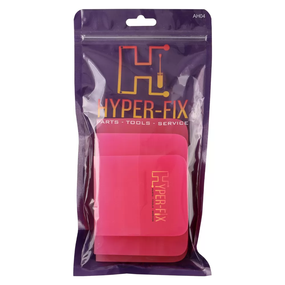 HYPER-FIX ΣΕΤ 3 ΤΕΜΑΧΙΩΝ ΕΥΚΑΜΠΤΕΣ ΣΠΑΤΟΥΛΕΣ ΣΙΛΙΚΟΝΗΣ ΓΙΑ FILM ΚΑΙ TEMPERED GLASS (SMALL, MEDIUM, LARGE) ΡΟΖ - Image 2