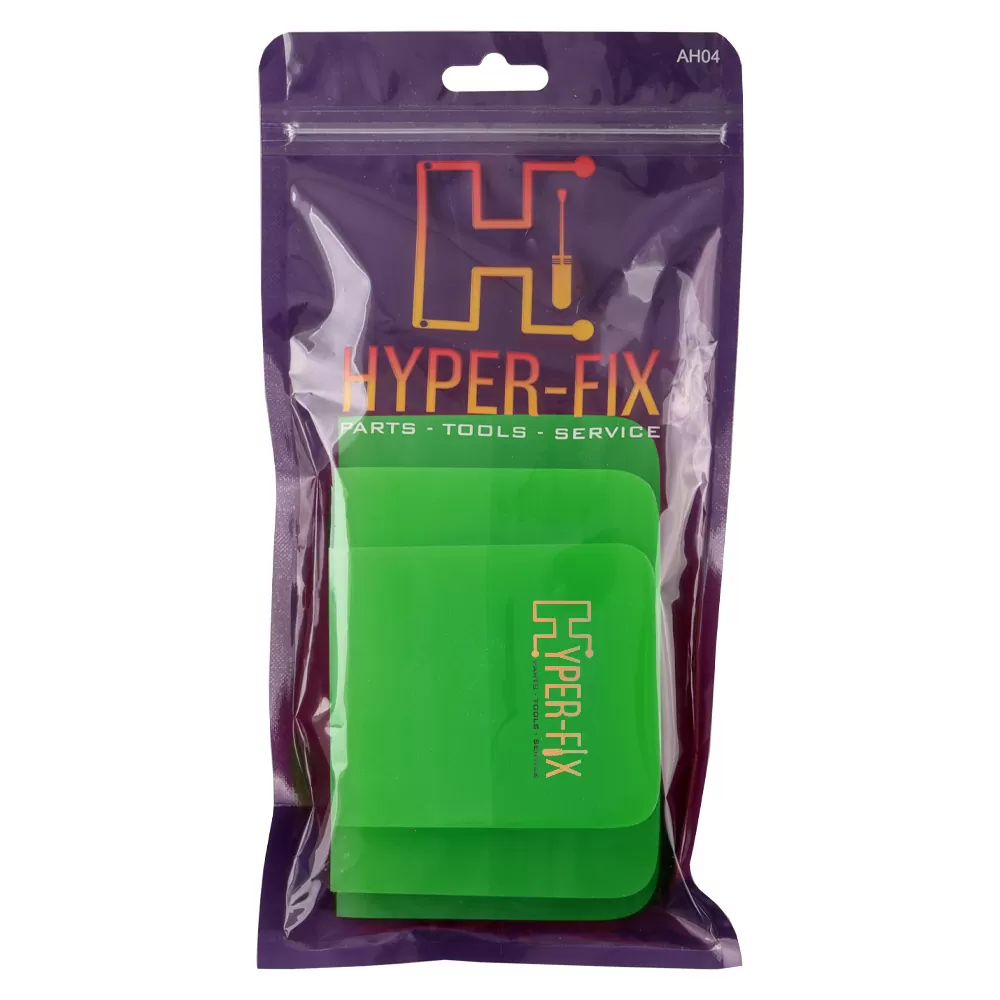 HYPER-FIX ΣΕΤ 3 ΤΕΜΑΧΙΩΝ ΕΥΚΑΜΠΤΕΣ ΣΠΑΤΟΥΛΕΣ ΣΙΛΙΚΟΝΗΣ ΓΙΑ FILM ΚΑΙ TEMPERED GLASS (SMALL, MEDIUM, LARGE) ΠΡΑΣΙΝΟ - Image 2