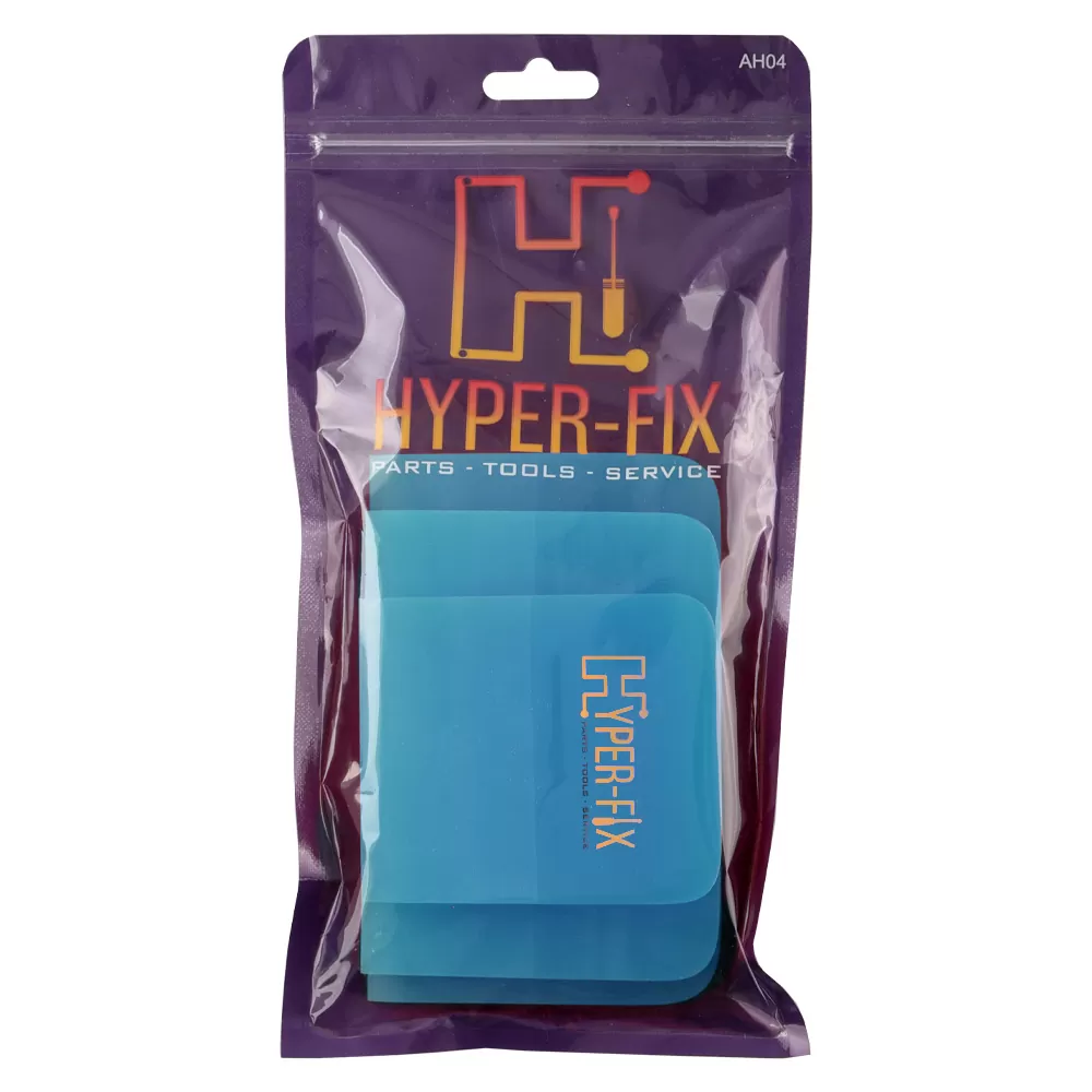 HYPER-FIX ΣΕΤ 3 ΤΕΜΑΧΙΩΝ ΕΥΚΑΜΠΤΕΣ ΣΠΑΤΟΥΛΕΣ ΣΙΛΙΚΟΝΗΣ ΓΙΑ FILM ΚΑΙ TEMPERED GLASS (SMALL, MEDIUM, LARGE) ΜΠΛΕ - Image 2