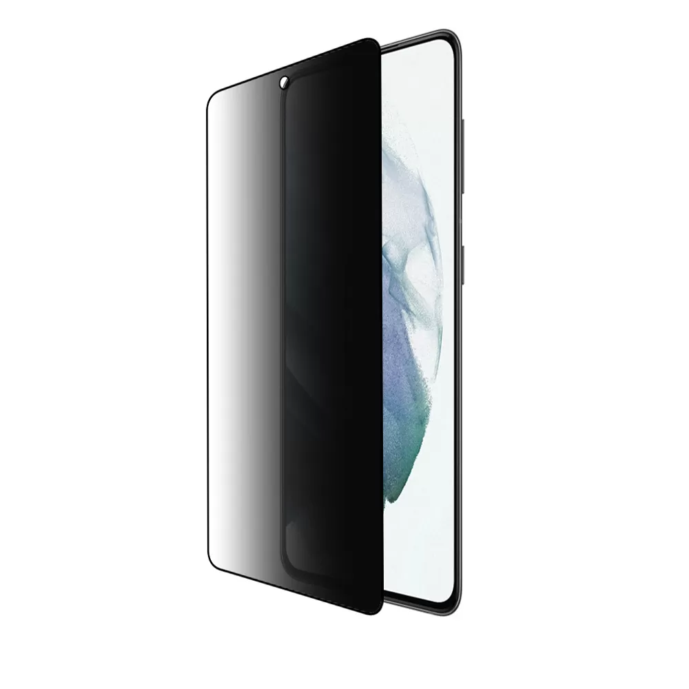 IDOL 1991 PRIVACY ANTISPY TEMPERED GLASS SAMSUNG S21 PLUS 5G G996 6.7in 9H 0.25mm SEMI CURVED FULL GLUE FINGER UNLOCK BLACK - Image 7