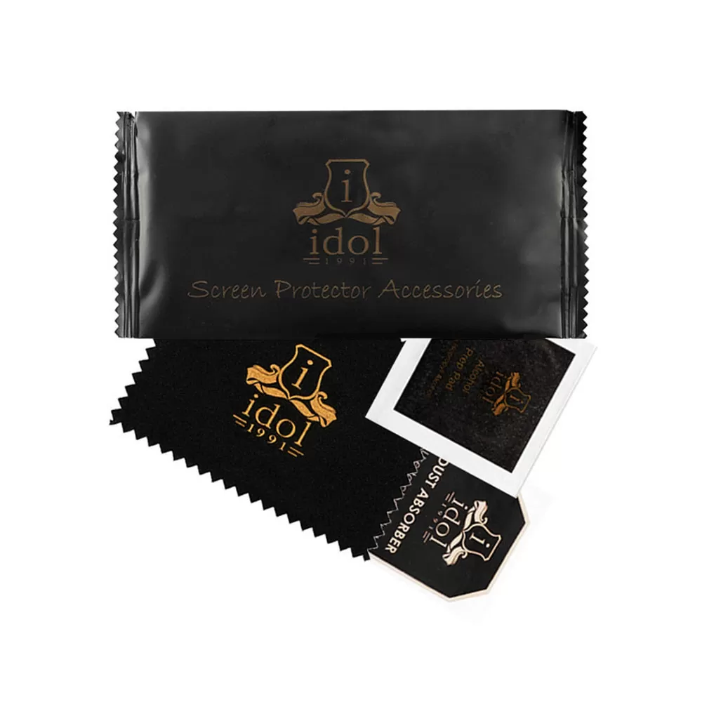 IDOL 1991 UV TEMPERED GLASS REALME GT 7 PLUS/7 PRO 6.78in 9H 0.20mm 10D SEMI WITH GLUE-TOOL FINGER UNLOCK FULL COVER TRANSPARENT - Image 3