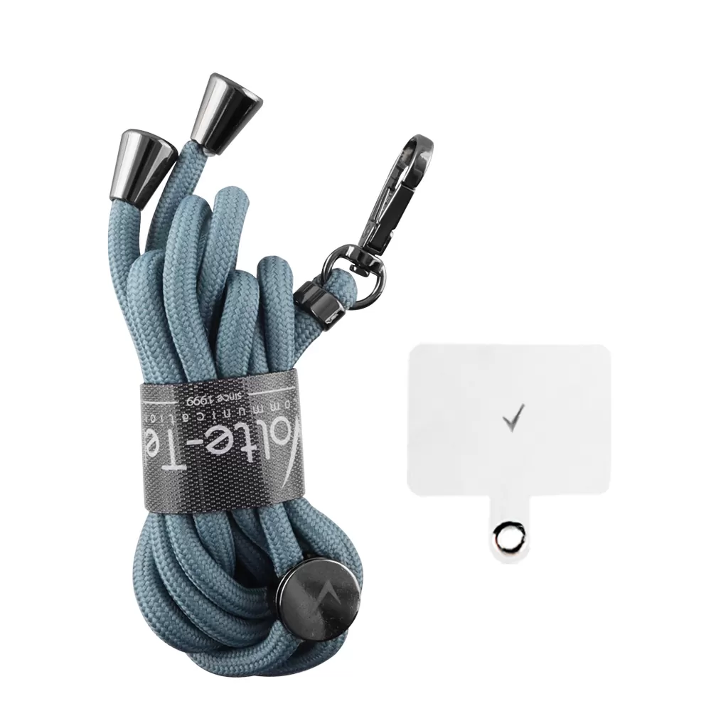 VOLTE-TEL NECK STRAP - ΛΟΥΡΑΚΙ ΛΑΙΜΟΥ ΓΙΑ ΘΗΚΕΣ ΡΑΦ - AIR FORCE BLUE VT40 - Image 12