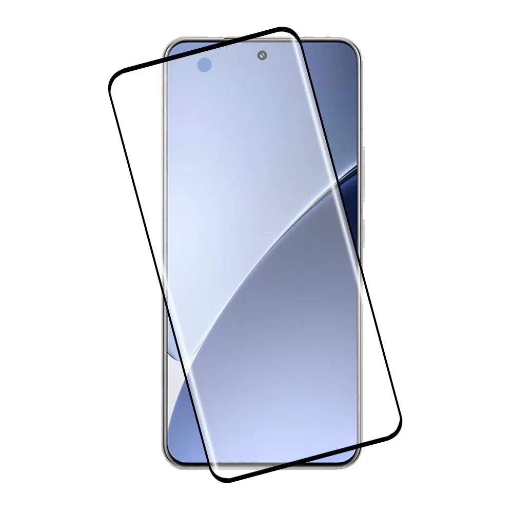 IDOL 1991 GLAMOUR TEMPERED GLASS XIAOMI 15S PRO 5G 6.73in 9H 0.30mm FULL COVER 3D EDGE GLUE FINGER UNLOCK BLACK