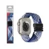 VOLTE-TEL VT144 ΛΟΥΡΑΚΙ ΡΟΛΟΓΙΟΥ ΣΥΜΒΑΤΟ ΜΕ APPLE WATCH 42/44/45/46/49mm BRAIDED PARACHUTE BUCKLE BLUE-WHITE