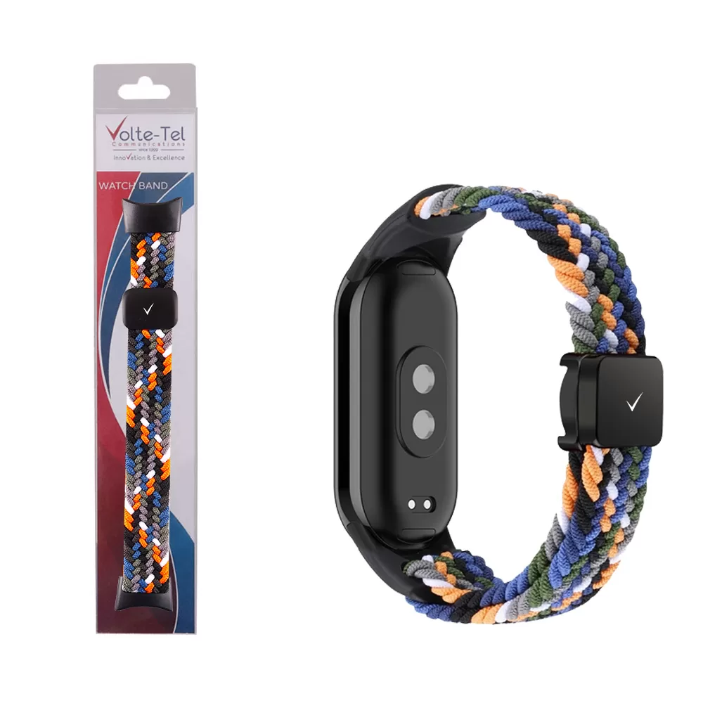 VOLTE-TEL VT148 ΛΟΥΡΑΚΙ ΡΟΛΟΓΙΟΥ XIAOMI SMART BAND 8/ 9/ 10 BRAIDED MAGNETIC BUCKLE MIXED COLOURS