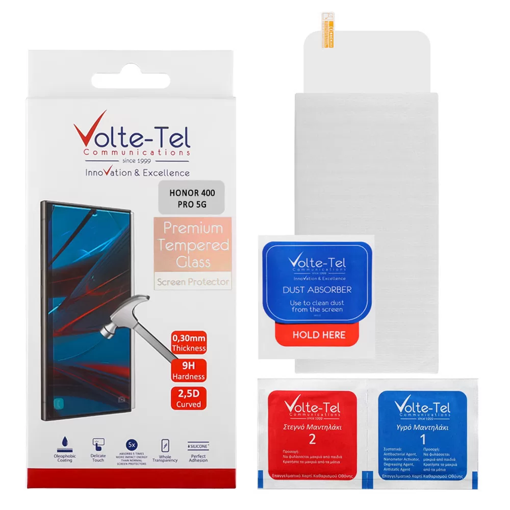 VOLTE-TEL TEMPERED GLASS HONOR 400 PRO 5G 6.7in 9H 0.30mm 2.5D FULL GLUE