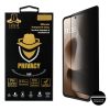 IDOL 1991 PRIVACY ANTISPY TEMPERED GLASS MOTOROLA MOTO RAZR 60 5G 6.9in 9H 0.25mm 3D SEMI CURVED EDGE GLUE BLACK
