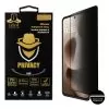 IDOL 1991 PRIVACY ANTISPY TEMPERED GLASS MOTOROLA MOTO RAZR 60 5G 6.9in 9H 0.25mm 3D SEMI CURVED EDGE GLUE BLACK