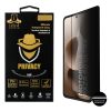 IDOL 1991 PRIVACY ANTISPY TEMPERED GLASS MOTOROLA MOTO RAZR 60 ULTRA 5G 7.0in 9H 0.25mm 3D SEMI CURVED EDGE GLUE BLACK
