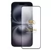 IDOL 1991 SPECIAL TEMPERED GLASS IPHONE 16 PLUS 6.7in 9H 0.25mm FULL COVER FULL GLUE SEMI CURVED BLACK