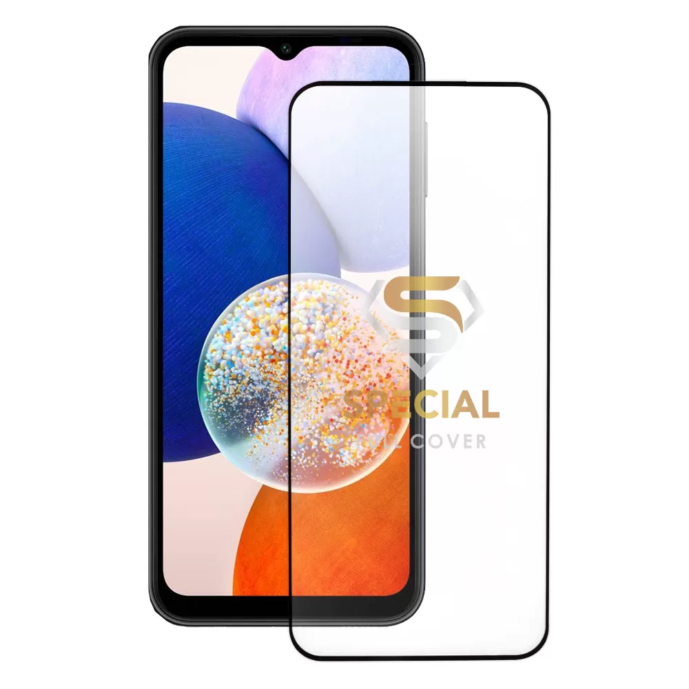 IDOL 1991 SPECIAL TEMPERED GLASS SAMSUNG A14 A146/A14 A145 6.6in 9H 0.25mm FULL COVER FULL GLUE BLACK