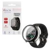 VOLTE-TEL PC EDGE COVER TEMPERED GLASS WATCH AMAZFIT ACTIVE 2 1.32in 9H 0.30mm WITH KEY 3D FULL GLUE FULL COVER BLACK