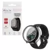 VOLTE-TEL PC EDGE COVER TEMPERED GLASS WATCH AMAZFIT ACTIVE 2 1.32in 9H 0.30mm WITH KEY 3D FULL GLUE FULL COVER BLACK