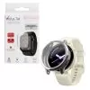 VOLTE-TEL TEMPERED GLASS GARMIN VIVOACTIVE 6 1.2in 9H 0.30mm EDGE COVER WITH KEY 3D FULL COVER SILVER