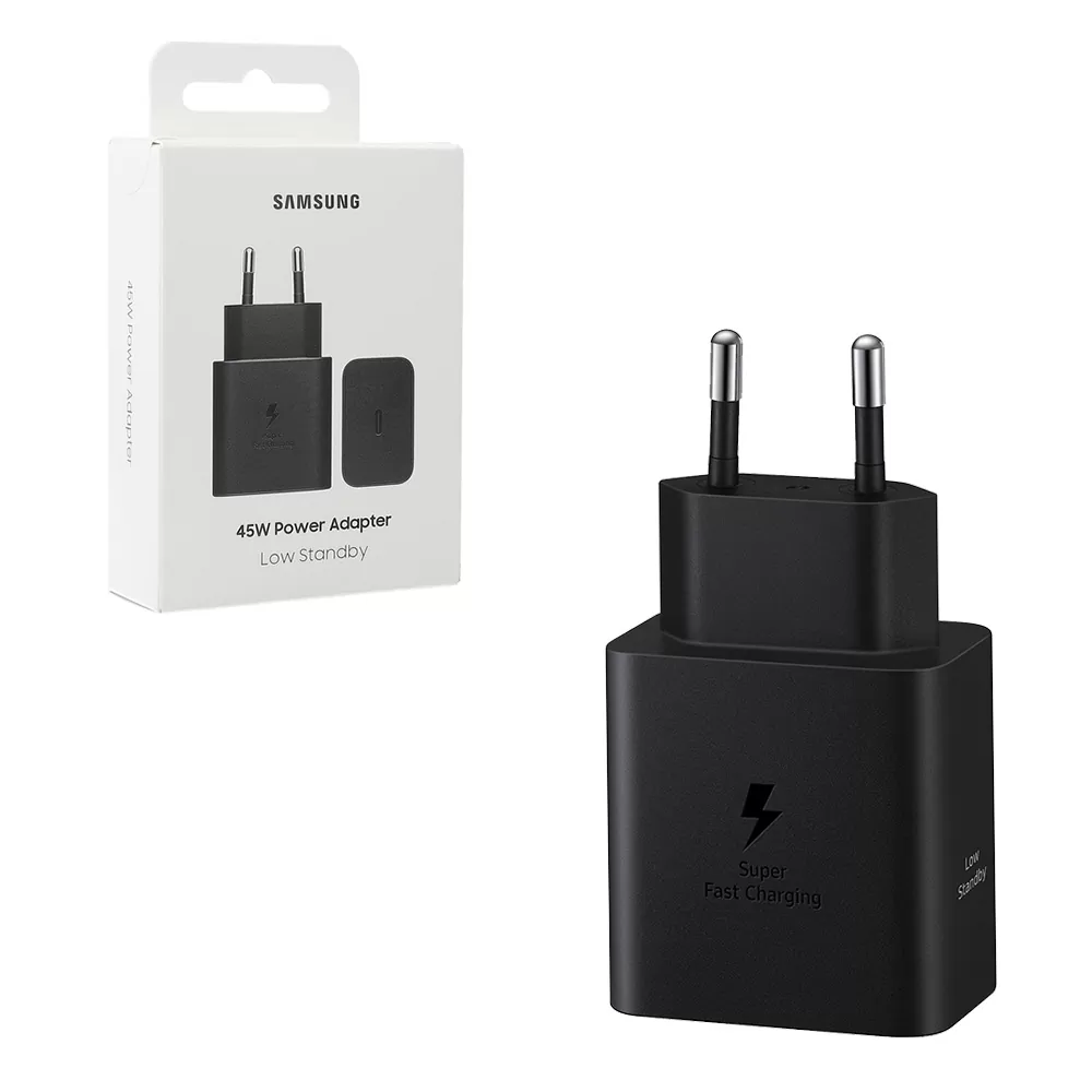 TRAVEL SAMSUNG EP-T4511NBEGEU TYPE C 5V 3A/9V 2.77A/20V 2.25A 45W FAST CHARGE BLACK PACKING OR