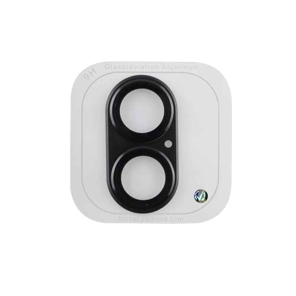 VOLTE-TEL CAMERA GLASS COVER IPHONE 17 6.3in 9H 0.30MM 3D AR ALUMINIUM-ELECTROPLATING FRAME BLACK - Image 4