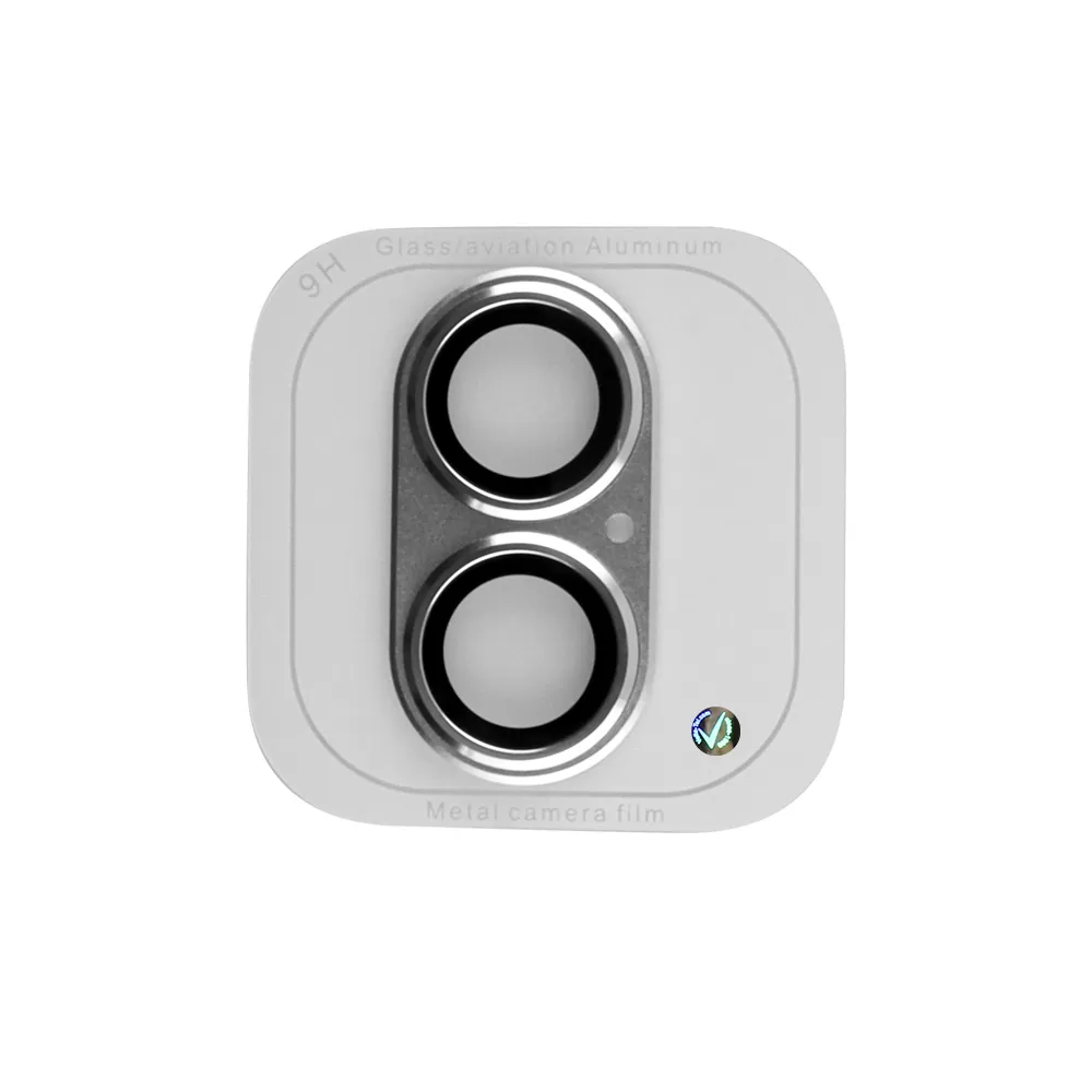 VOLTE-TEL CAMERA GLASS COVER IPHONE 17 6.3in 9H 0.30MM 3D AR ALUMINIUM-ELECTROPLATING FRAME SILVER - Image 4