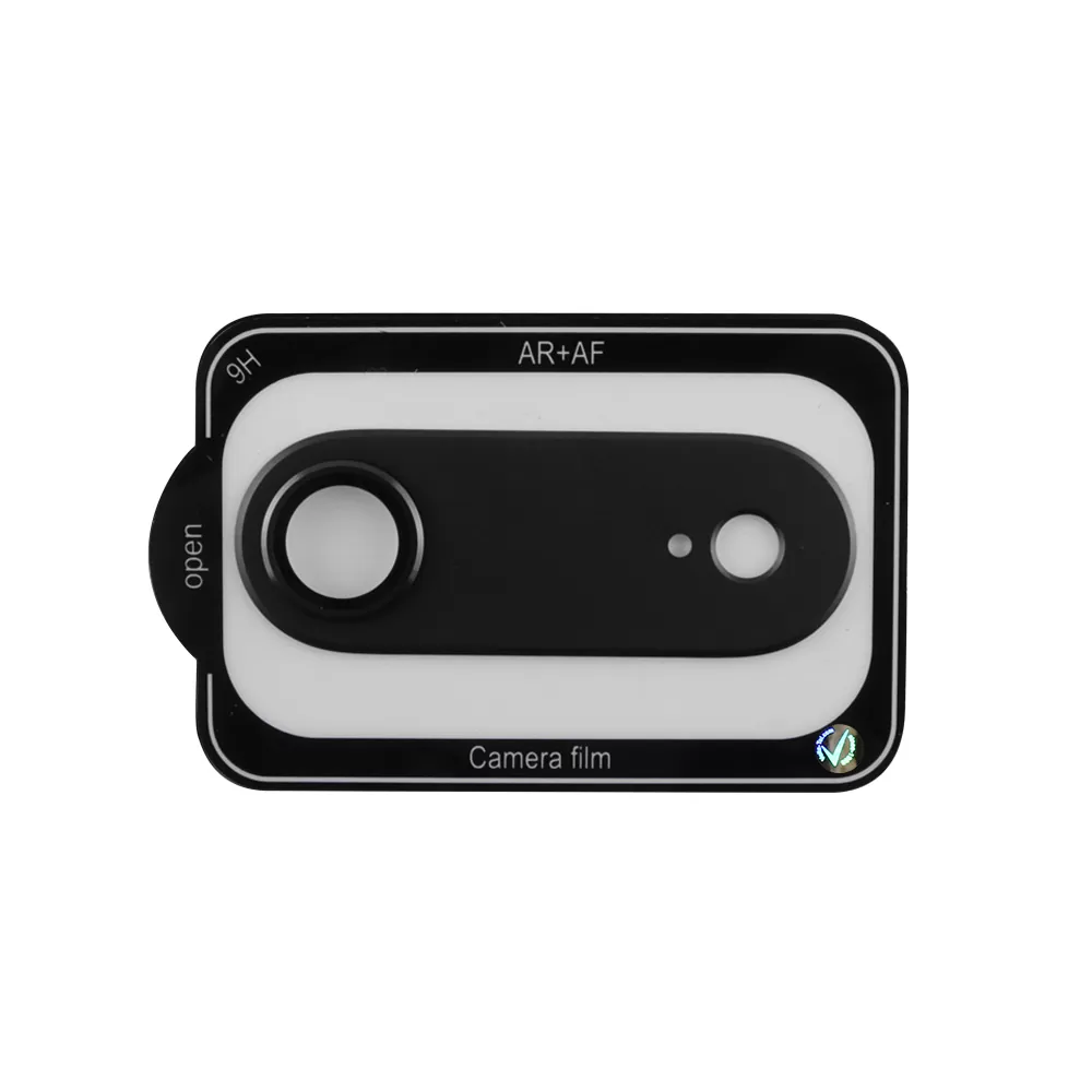 VOLTE-TEL CAMERA GLASS COVER IPHONE 17 AIR 6.5in 9H 0.30MM 3D AR ALUMINIUM-ELECTROPLATING FRAME BLACK - Image 4