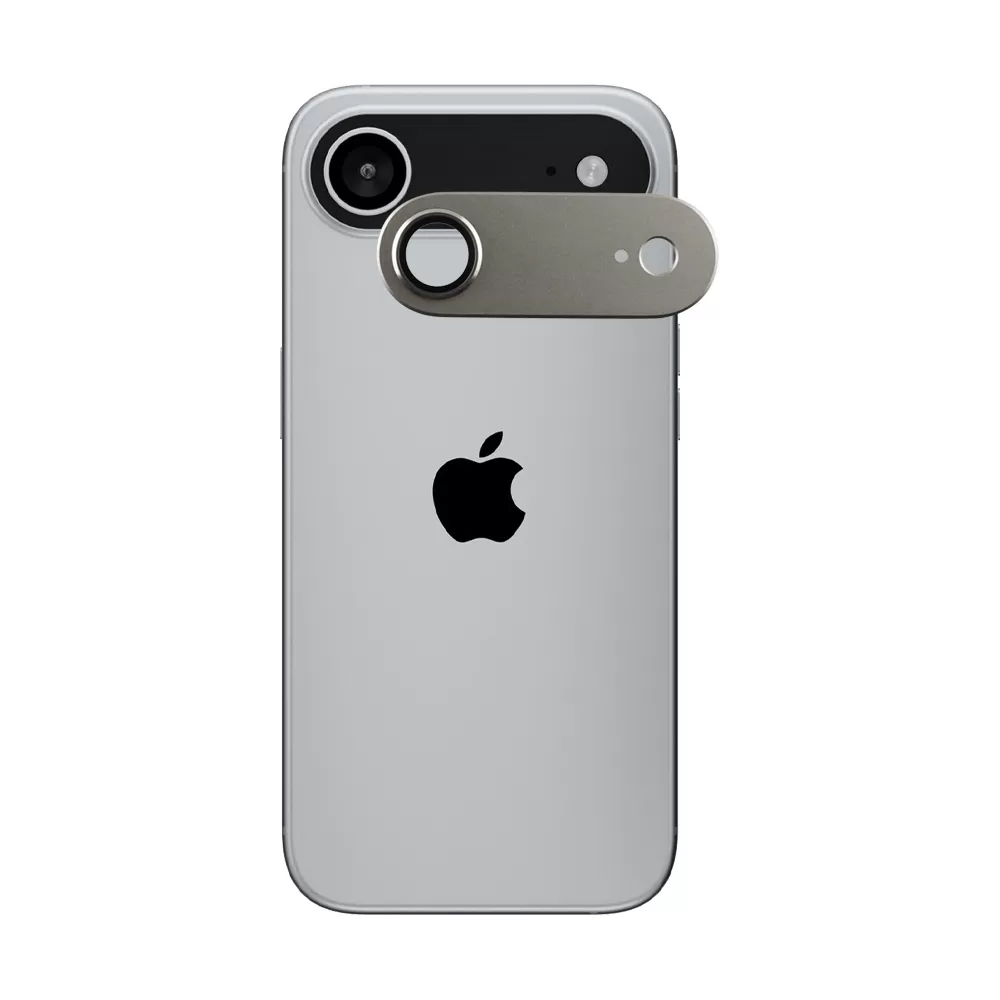 VOLTE-TEL CAMERA GLASS COVER IPHONE 17 AIR 6.5in 9H 0.30MM 3D AR ALUMINIUM-ELECTROPLATING FRAME GOLD - Image 5
