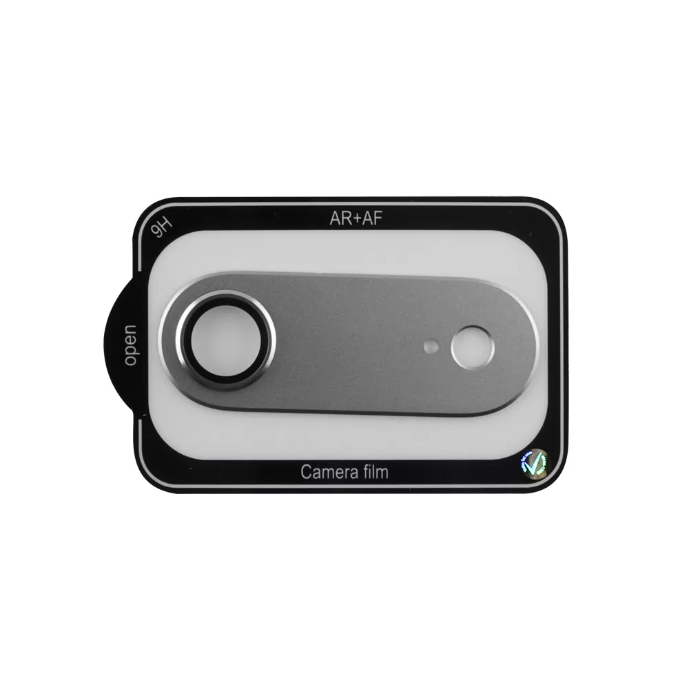 VOLTE-TEL CAMERA GLASS COVER IPHONE 17 AIR 6.5in 9H 0.30MM 3D AR ALUMINIUM-ELECTROPLATING FRAME GREY - Image 4