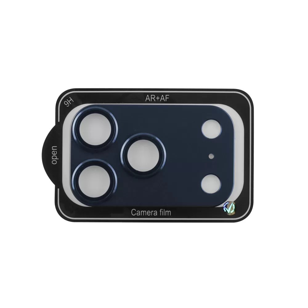 VOLTE-TEL CAMERA GLASS COVER IPHONE 17 PRO MAX 6.9in 9H 0.30MM 3D AR ALUMINIUM-ELECTROPLATING FRAME BLUE - Image 4