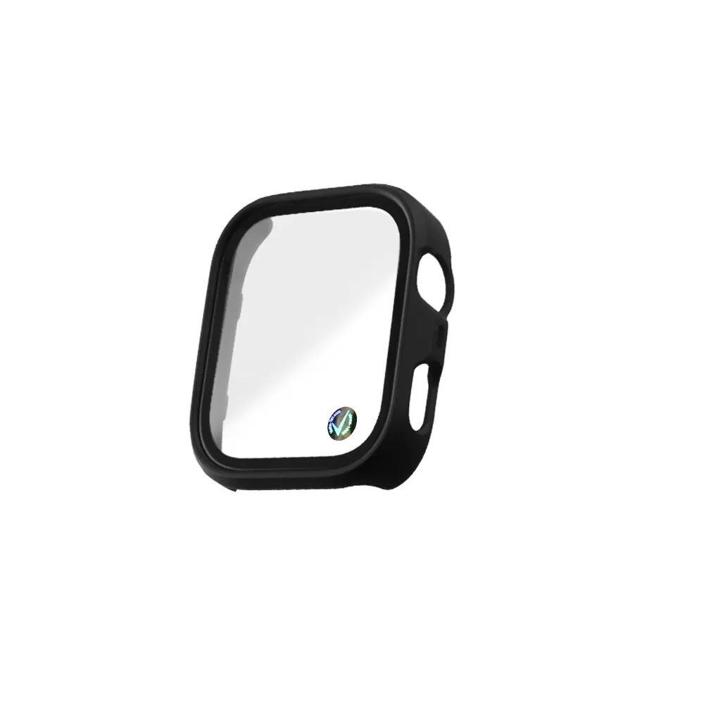 VOLTE-TEL PC EDGE COVER TEMPERED GLASS HUAWEI WATCH FIT 4 PRO 45mm 1.82in 9H 0.30mm WITH KEY 3D FULL GLUE FULL COVER BLACK - Image 4