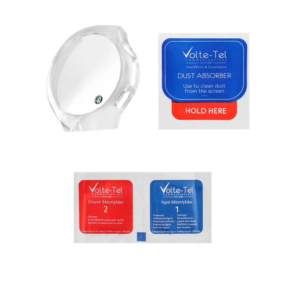 VOLTE-TEL PC EDGE COVER HUAWEI WATCH 5 42mm 1.38in 9H 0.30mm WITH KEY 3D TRANSPARENT - Image 3