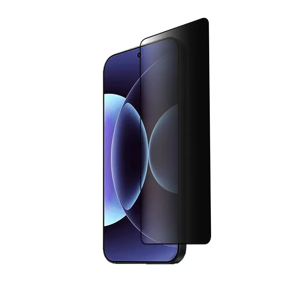 IDOL 1991 PRIVACY ANTISPY TEMPERED GLASS XIAOMI 17 PRO MAX 5G 6.9in 9H 0.25mm SEMI CURVED FINGER UNLOCK FULL GLUE BLACK - Image 7
