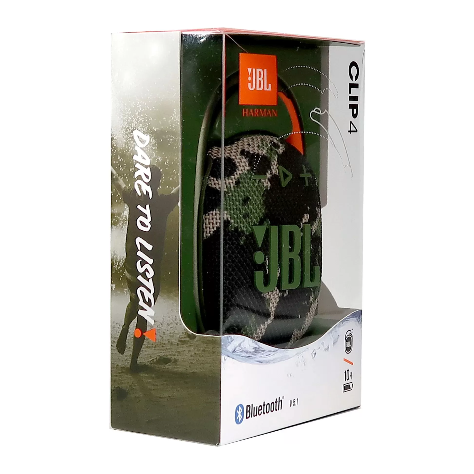 JBL CLIP 4 ΑΔΙΑΒΡΟΧΟ ΦΟΡΗΤΟ ΗΧΕΙΟ IPX7 BLUETOOTH V5.1 5W ΜΕ ΔΙΑΡΚΕΙΑ ΜΠΑΤΑΡΙΑΣ ΕΩΣ 10 ΩΡΕΣ SQUAD - Image 2