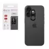 VOLTE-TEL CAMERA GLASS COVER IPHONE 17 6.3in 9H 0.30MM 3D AR ALUMINIUM-ELECTROPLATING FRAME BLACK