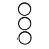 IPHONE 14 PRO/14 PRO MAX CAMERA COVER METAL SET 3 PCS BLACK 3P OR