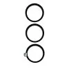 IPHONE 14 PRO/14 PRO MAX CAMERA COVER METAL SET 3 PCS BLACK 3P OR