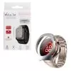 VOLTE-TEL PC EDGE COVER HUAWEI WATCH 5 46mm 1.5in 9H 0.30mm WITH KEY 3D SILVER