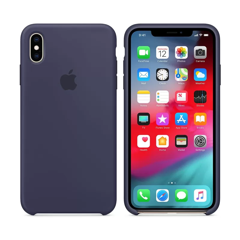 ΘΗΚΗ IPHONE XS MAX MRWG2ZM/A SILICONE COVER MIDNIGHT BLUE PACKING OR