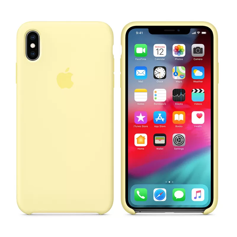ΘΗΚΗ IPHONE XS MAX MUJR2ZM/A SILICONE COVER YELLOW MELLOW PACKING OR